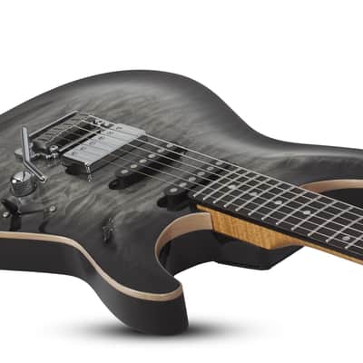 Schecter California Classic Solidbody Electric Guitar - Charcoal Burst image 6