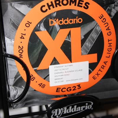 D'Addario ECG23 flatwound XL Chromes 10-48 electric guitar strings (2 PACKS) image 3