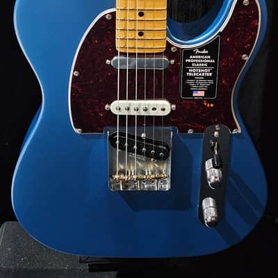Fender American Professional Classic Hotshot Telecaster Electric Guitar - Faded Lake Placid Blue 2025 image 2