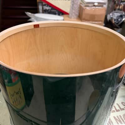 Andante Snare Drum Shell - Green Stain 10x14 image 2
