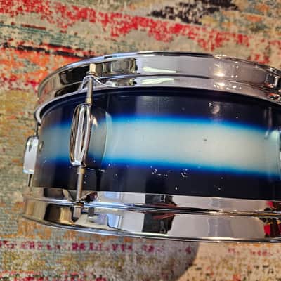 Rogers 14x5" Luxor Blue/Silver Duco Snare - Cleveland Tag image 8