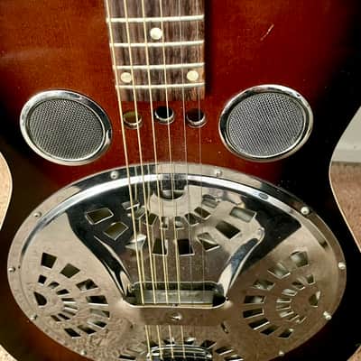 DOBRO Model 60D Round Neck 1981 ( Brown Sunburst ) with HSC image 6