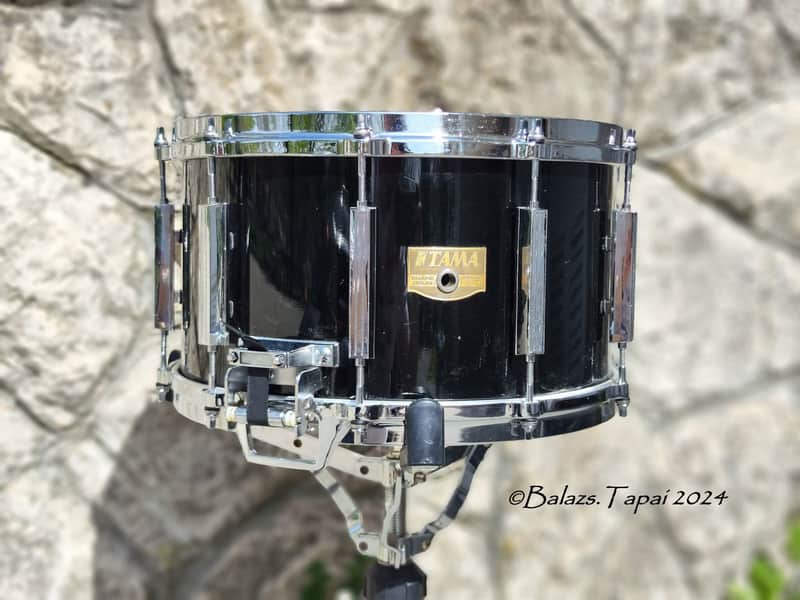 Tama Artwood 14*8 HEAVY BIRCH Piano black snare image 1