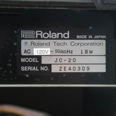 [SALE Ends Sep 24] Roland JC-20 Jazz Chorus 25W Stereo Chorus Guitar Amplifier 120V MADE IN JAPAN image 8