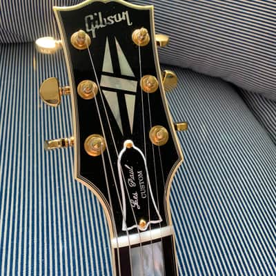 2010 Gibson Les Paul Custom 1960 Black Beauty "Gold Book" 50th Anniversary image 2