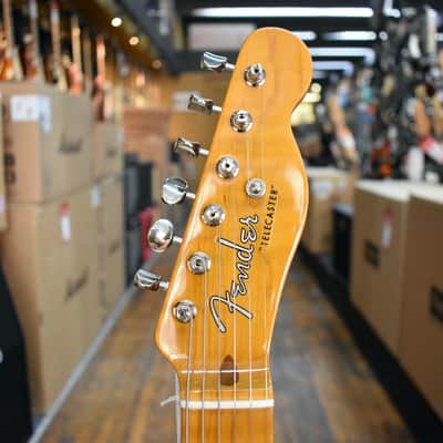 Fender Limited Edition American Vintage II 1951 Telecaster Electric Guitar Black w/3A Flame Maple Neck, Tweed Case image 7