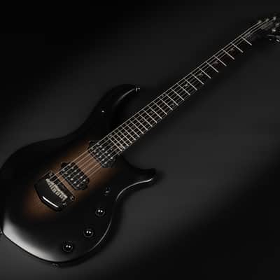 2014 Ernie Ball Music Man John Petrucci Signature Majesty 6 - Polar Noir | USA JP6 Neck Thru DiMarzio Piezo Stainless Steel Frets Matching Headstock Low Serial Number 3.16kg | OHSC image 5