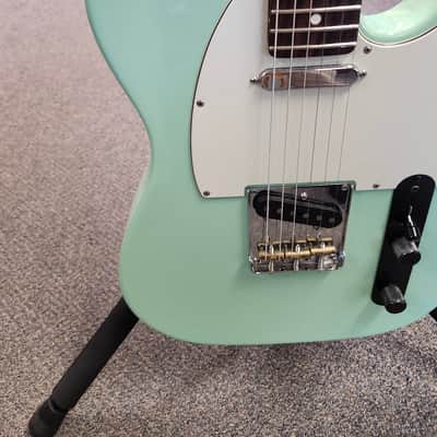 Used 2017 Fender Limited Edition American Professional Telecaster with Solid Rosewood Neck - Surf Green w/ Fender Molded Hard Case image 4