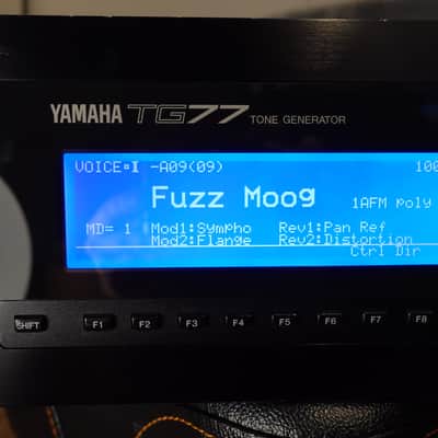 Yamaha TG-77 Synthesizer with Bright Blue LCD Display image 11