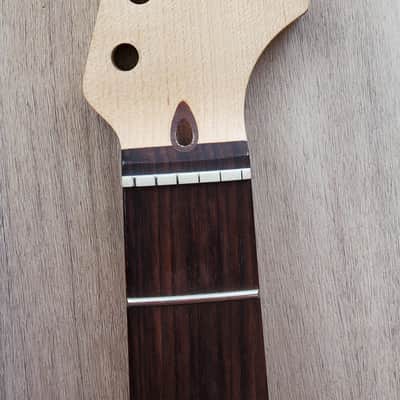 Warmoth Strat Neck Indian Rosewood Fingerboard/Quarter Sawn Maple 10" radius 2022 - Satin image 3