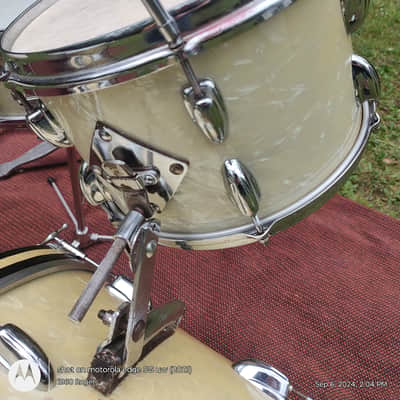 Slingerland Radio King Late 50s - mid 60s - White Marine Pearl image 25