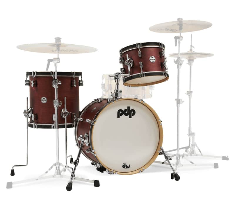 PDP Concept Classic 3-Piece Bop 18/12/14 Drum Shell Pack - Ox Blood - PDCC1803OB image 1