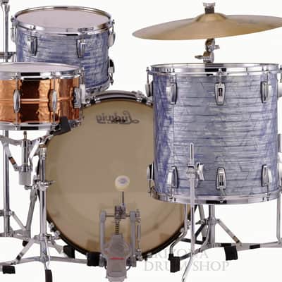 Ludwig Classic Maple FAB Sky Blue Pearl 3-piece Shell Pack 13/16/22 - NEW image 6
