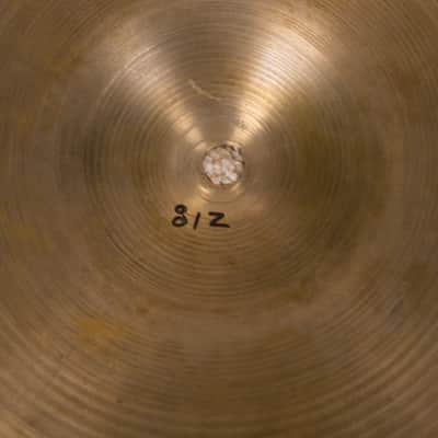1960s Zildjian A 14" Thin Hi Hat Cymbal 812g image 4