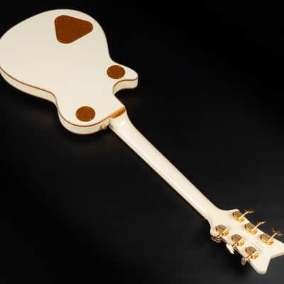 2003 Gretsch G6134 White Penguin - White | Japan Singlecut Dynasonic Pickups Ebony Fretboard w/ Hump Block Feather Motif Inlays First Production Year | OHSC image 14