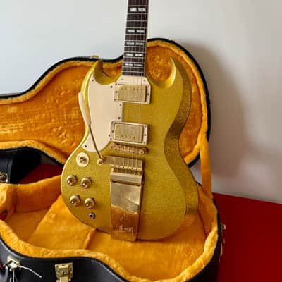 Gibson SG 64 Reissue M2M 2025 - Gold Sparkle - Light Aged Murphy Lab image 4