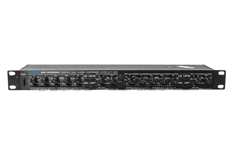 Alesis 3630 Dual-Channel Compressor / Limiter with Gate | Reverb