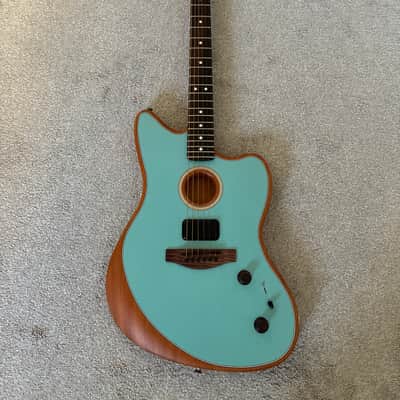 Fender Acoustasonic Player Jazzmaster 2022 - Present - Ice Blue image 1