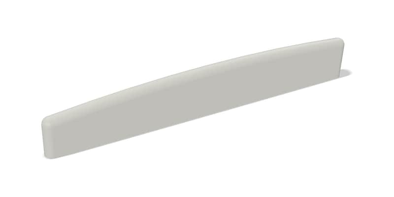 Center Line Non-Compensated Saddle - 70 mm Length - 3.1 mm Thickness - Fits Some Post-2000 Gibson® Guitars image 1
