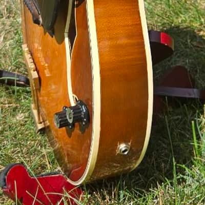 Carl Barney Archtop Jazz box Guitar 1975 - Sunburst image 4