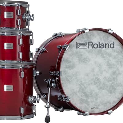 Roland VAD706 Acoustic Design Series Electronic V-Drum Kit - Gloss Cherry - DW hardward included image 2