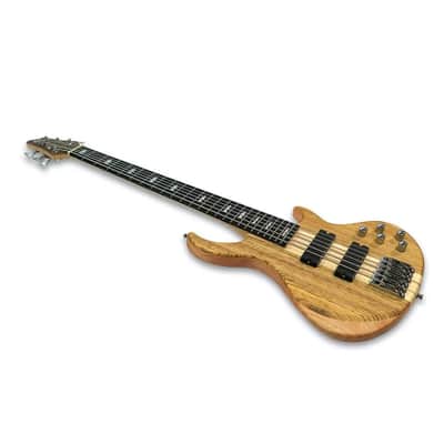 6-String Electric Bass - Wenge & Okoume Body/ Maple Neck (w/ gig bag) image 4