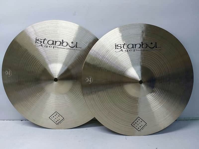 Istanbul Agop 15″ Traditional Dark Hi-Hats image 1