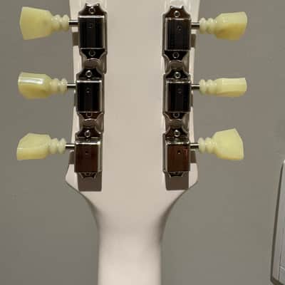 Epiphone 1961 SG Inspired by Gibson Custom Shop – Classic White – Gibson BurstBuckers – Original Hardshell Case image 12