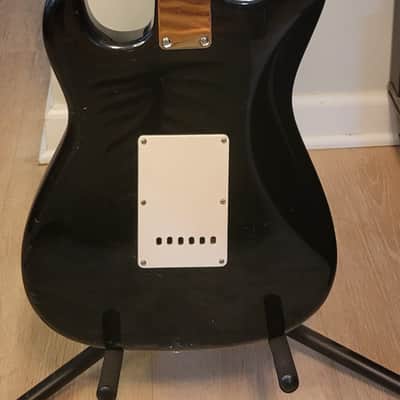 1992 Fender Japan Squier Silver Series Black Stratocaster - MIJ image 7