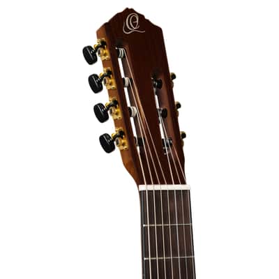 Ortega R133-7 Pro Solid Spruce Top Nato Neck Nylon 7-String Classical Acoustic Guitar w/Gig Bag image 16