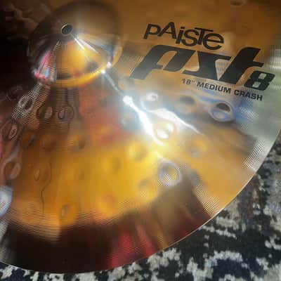 Paiste 18" PST 8 Reflector Medium Crash Cymbal - Brilliant image 2