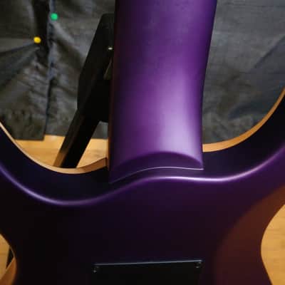Kiesel CT7 - Piezo, Grape Jelly Metallic Purple / JEFF shaved neckheel (Carvin) 2016  CT7C image 5