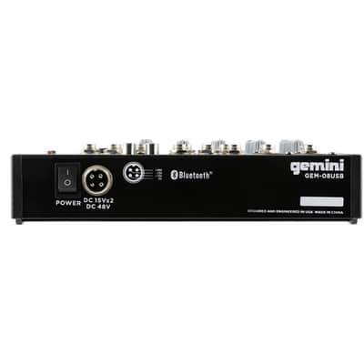 GEM-08USB: Compact 8 Channel Bluetooth Mixer image 3