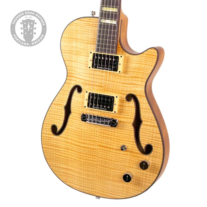 New Gretsch Custom Shop Henrichsen Masterbuilt True Timbre G6128-CS '55 Flame Maple Oil Finish w/Tortoise Binding #UC25023845 image 1