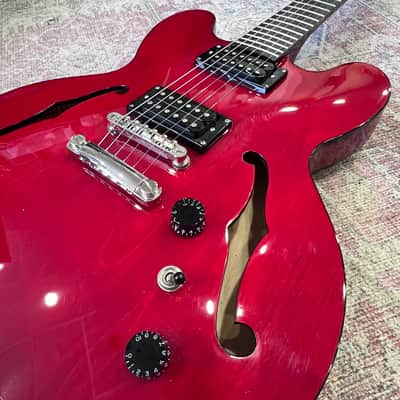 Epiphone Dot Studio Limited Edition 2017 - Cherry with black binding image 3