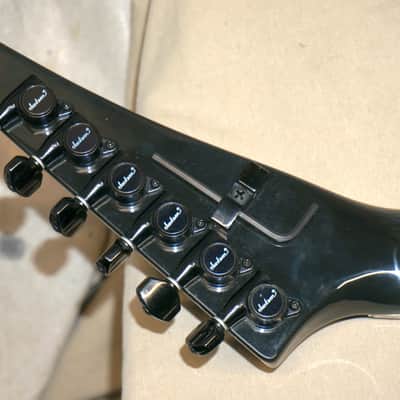 Vintage RARE 1990 Made In USA Jackson Soloist Archtop Neck-Thru Electric Guitar with Case Dark Gray image 15