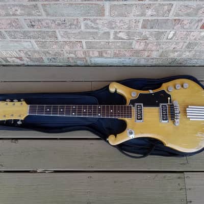 Circa 1953 Custom Built Melita Double Cut Electric Guitar! DeArmond Dynasonics, Grover Tuners! image 3