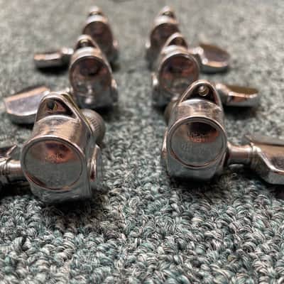 Vintage Yamaha Japan Acoustic Guitar Tuning Machines 3+3 Covered image 2