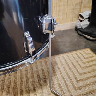 Ludwig Maple 🍁 16x16 Floor Tom 1970's - Black Wrap image 11