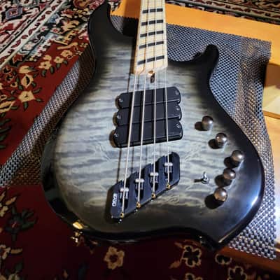 Bass bridge 4 strings for fanned scale multiscale Dingwall Retrofit by Nova Guitar Parts image 5