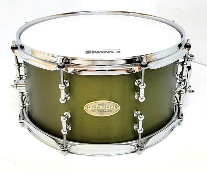 UDrum 6.75"x13" 3mm Aluminum Snare - Militia Green image 1