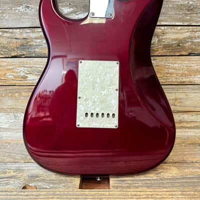 2008 Fender Standard Stratocaster MIM HSS - Midnight Wine image 10
