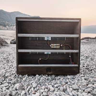 9U Eurorack Case Powered, 84 or 104 hp, desktop synth modular synthesizer image 7