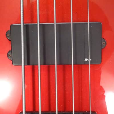 Tune Guitar Technology 5 String Bass  Red image 9