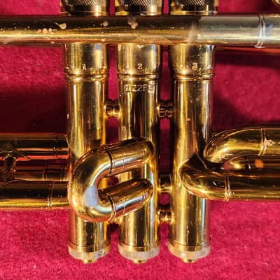 Antique 1930s King American Standard Cornet Brass w/ Carrying Case - RECENTLY SERVICED!! image 3