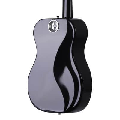 Journey Instruments OF660W1 Carbon Pearl Top Carbon Fiber 6-String Travel Guitar w/Bag & Pickup image 4