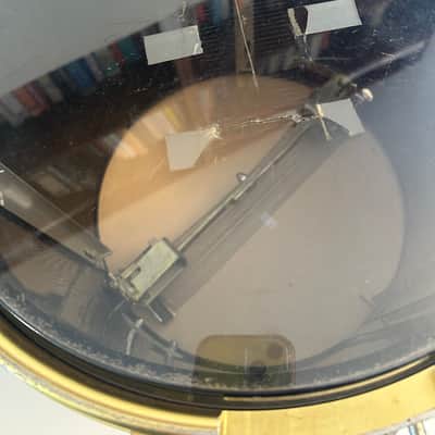 Legato 14" Snare Drum Gold Plated Marching Black REMO RARE!! Metal image 11