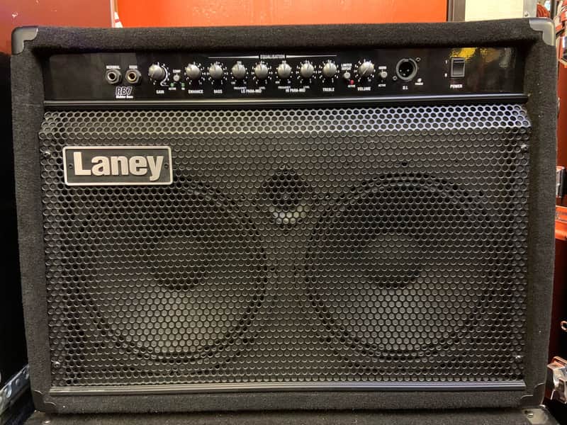 Laney RB7 Richter 300 Watt Compact 2 x 10” Bass Combo Amp - Black Carpeted image 1