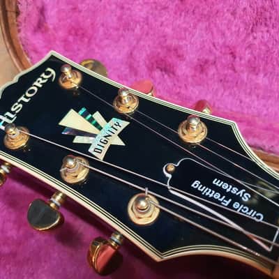 Fujigen History Dignity Black Gold Hardware Single Cutaway Electric Guitar image 7