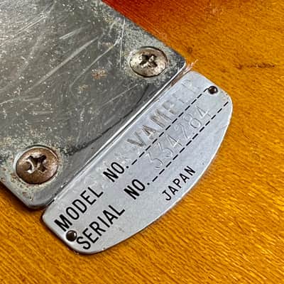 Teisco VAMPER 1960’s Sunburst original vintage MIJ Japan bizarre long scale ox image 11